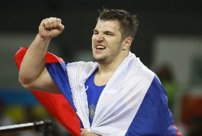 Три медали по греко-римской борьбе в олимпийской копилке России