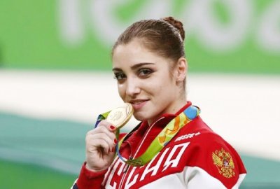 Гимнастка Алия Мустафина на сборах в «Юг Спорте»