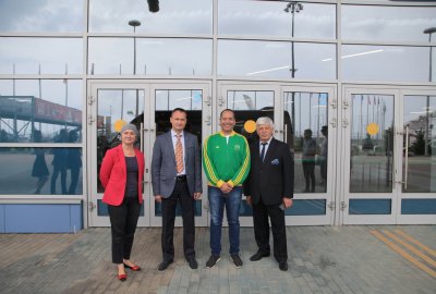  Министр спорта Бразилии посетил ледовый дворец спорта «Айсберг» ФГБУ «Юг Спорт»