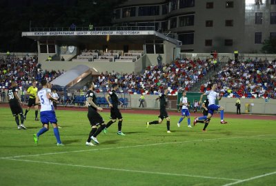 На стадионе ФГБУ «Юг Спорт» состоялся матч между ФК «Сочи» и ФК «Краснодар-2»