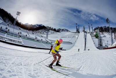Лыжные гонки на «Русских горках»