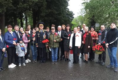 Коллектив «Юг Спорта» принял участие в памятных мероприятиях, посвящённых 78-ой годовщине Победы в Великой Отечественной войне